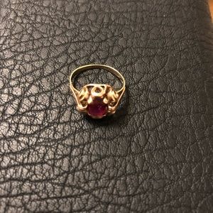 14k ruby ring